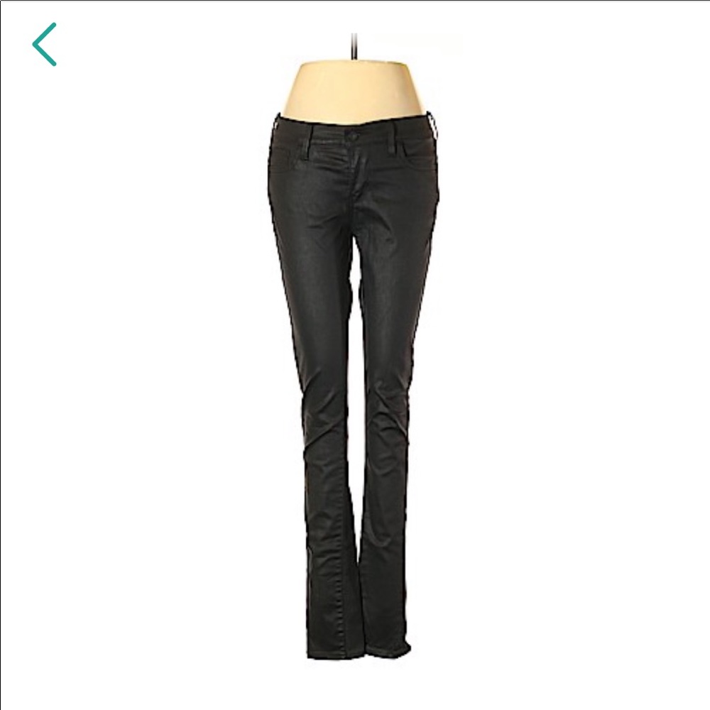 Levi’s leather jeggings
